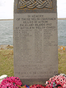 Fitzroy-Memorial Welsh Guards 1982